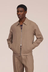 ALBAN LINEN OVERSHIRT 052126