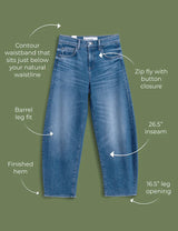 BRENNAN EVERYDAY BARREL JEAN 022326