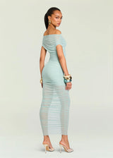 NOEL MESH MIDI DRESS 021326