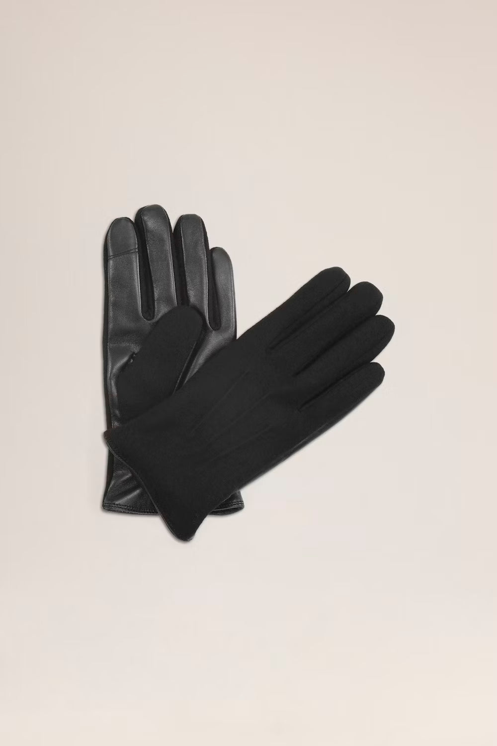 小物 CONTRAST LEATHER GLOVE (BLACK) 777T CONTRAST LEATHER GLOVE (BLACK) 777T 【公式通販】
