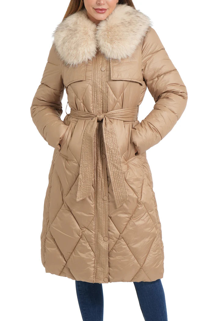 FELIX PUFFER W/FUR COLLAR 110325 – PIECE UNIQUE