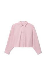 NAOMI LS CROP BUTTON DOWN 020126
