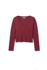 FIONA LONG SLEEVE VNECK 111225