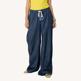 PALAZZO DENIM PANTS 021326