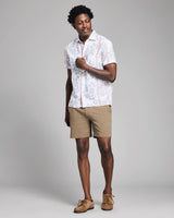 TEXTURAL TROPICAL ROSES SHIRT 041326