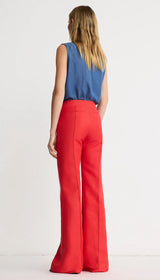 WIDE LEG PINTUCK TROUSER 022526