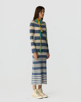 STRIPED RIB DRESS 021726