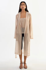 ORGANZA SHEER COAT 040326