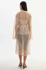 ORGANZA SHEER COAT 040326