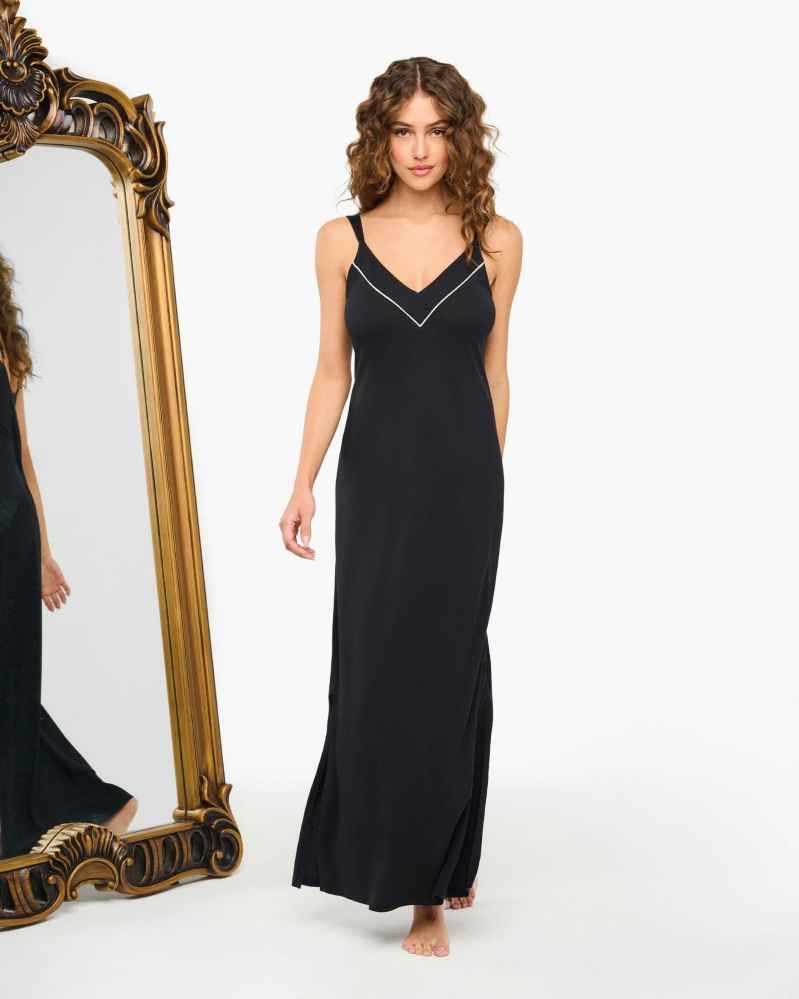 PIMA LUSSO MAXI SLEEP GOWN 071025 – PIECE UNIQUE CLOTHING CO