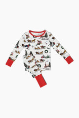HOLIDAY TOILE KIDS PJ SET 111825