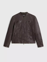 J.VARVATOS BRANDO BAND COLLAR JACKET