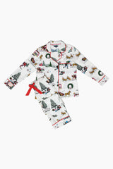 HOLIDAY TOILE MENS PAJAMA SET 111825