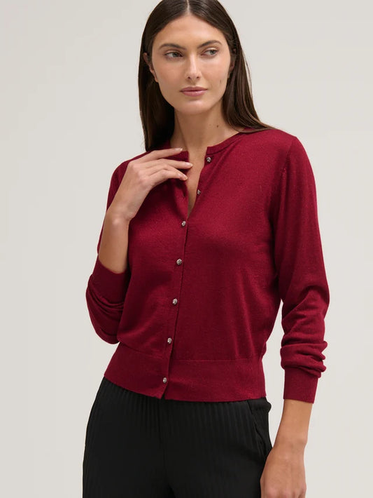 BUTTON BACK CARDIGAN 102626