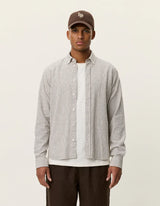 KONRAD STRIPE LINEN SHIRT 020926