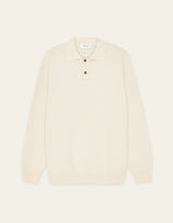 BILLY WEAVE KNIT LS POLO 020926