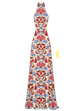 ASHER HALTER MAXI DRESS 121125