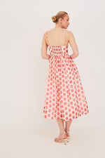 PERO SPOT MIDI DRESS 022126