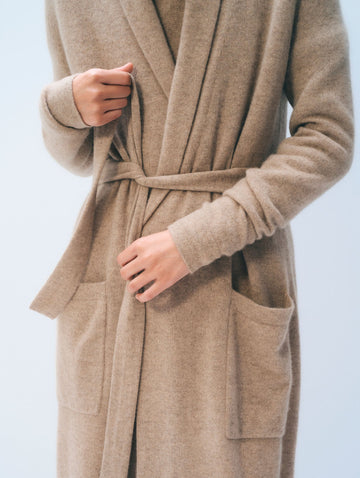 CASHMERE LONG ROBE 103026
