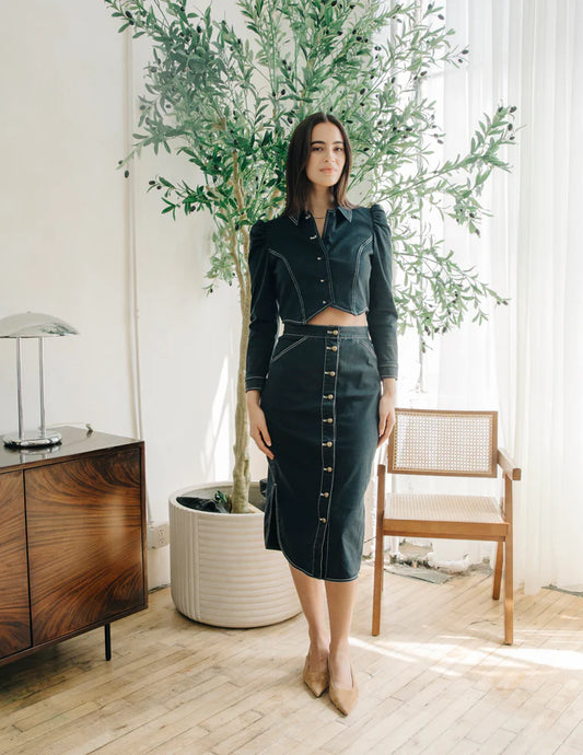 APOLLINE MIDI SKIRT 090925