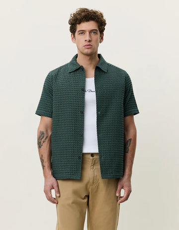 CHECK SEERSUCKER SHIRT 052126