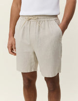 DRAWSTRING LINEN SHORTS 052126