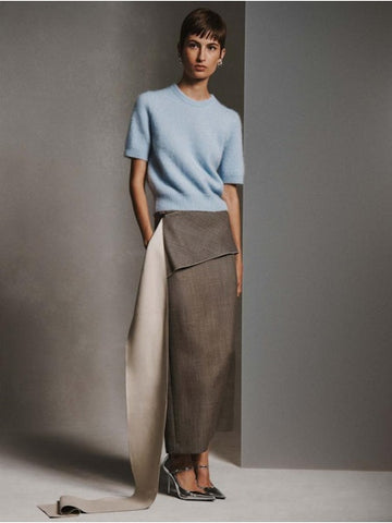 BRUSHED CASHMERE TEE 102824
