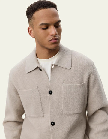MILANO KNIT OVERSHIRT 081726