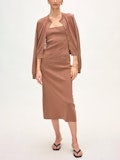 PAPERLINE MIDI DRESS 070325
