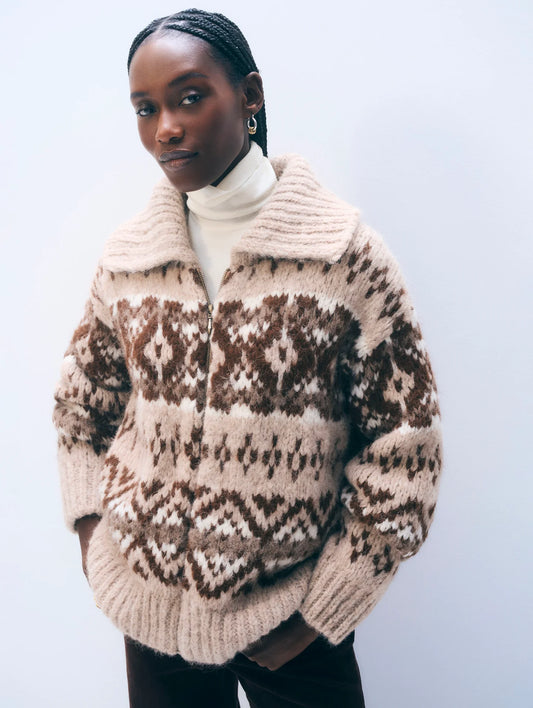 APLACA BLEND FAIR ISLE BOMBER 112825