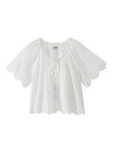 AZALEA EYELET TRIM TOP