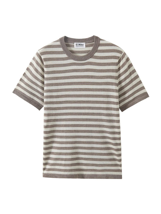 JANINE STRIPE CREW TEE 022526