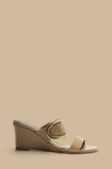 BUCKLE WEDGE SANDAL 031825