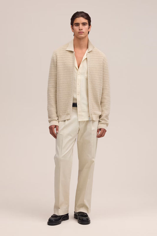 GUSTAV COTTON ZIP SWEATER 031426