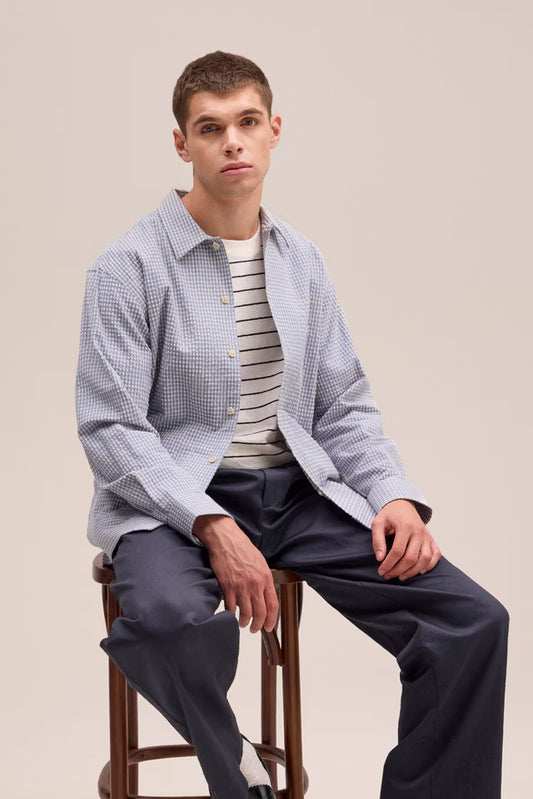 REED SEERSUCKER OVERSHIRT 031426