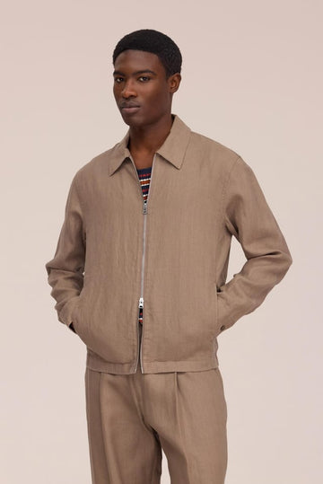 ALBAN LINEN OVERSHIRT 052126