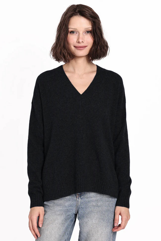 CASHMERE LONG VNECK 102225