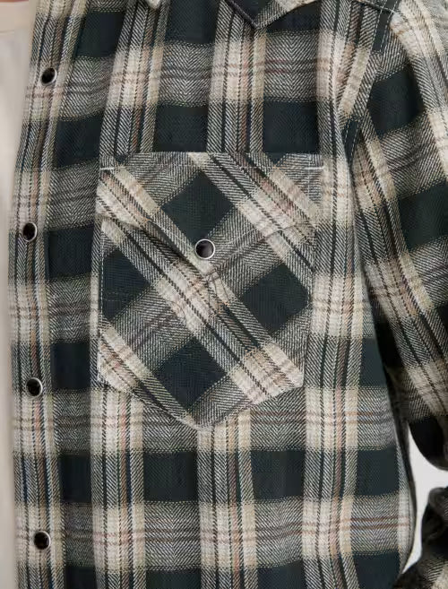 HUSTON PLAID WESTERN SHIRT 082725