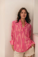 DARIA FRENCH CUFF BLOUSE 022125