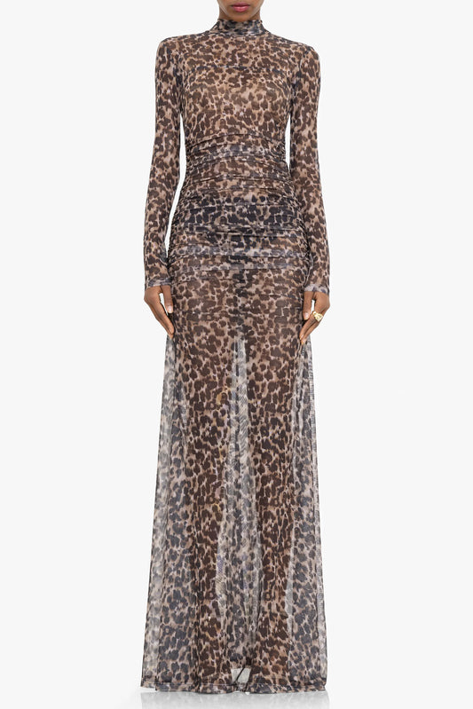 SCARLETT MESH GOWN 091126