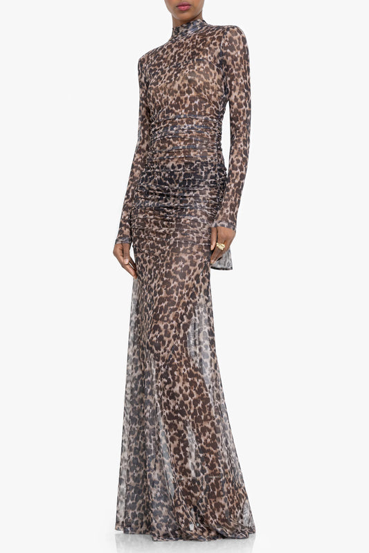 SCARLETT MESH GOWN 091126
