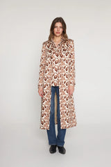 LONG SILK BLAZER 073126