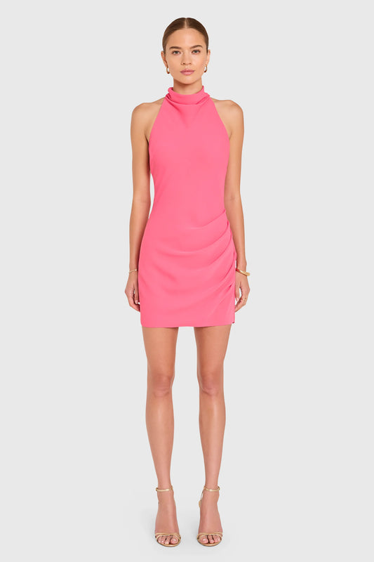 CHANTEL COWL MINI DRESS 050326