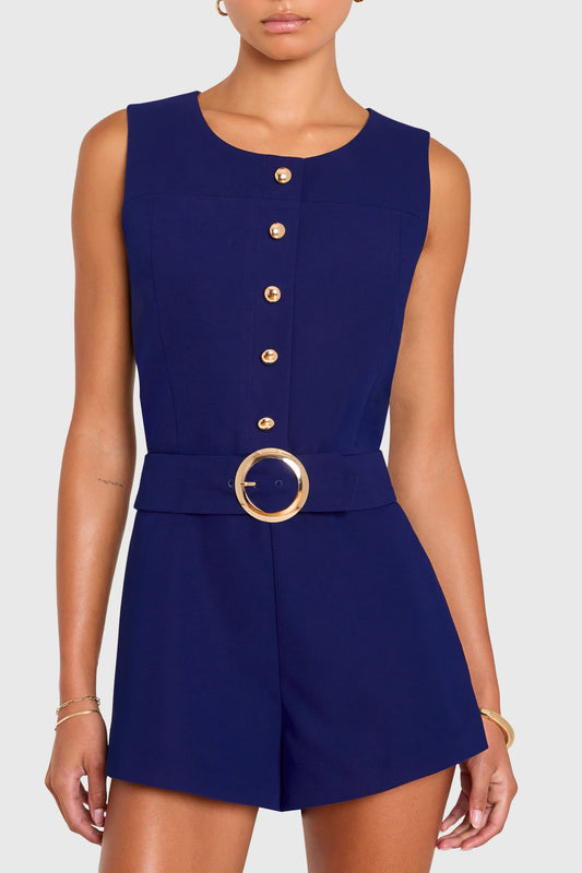 FONTAINE BELTED ROMPER 040926
