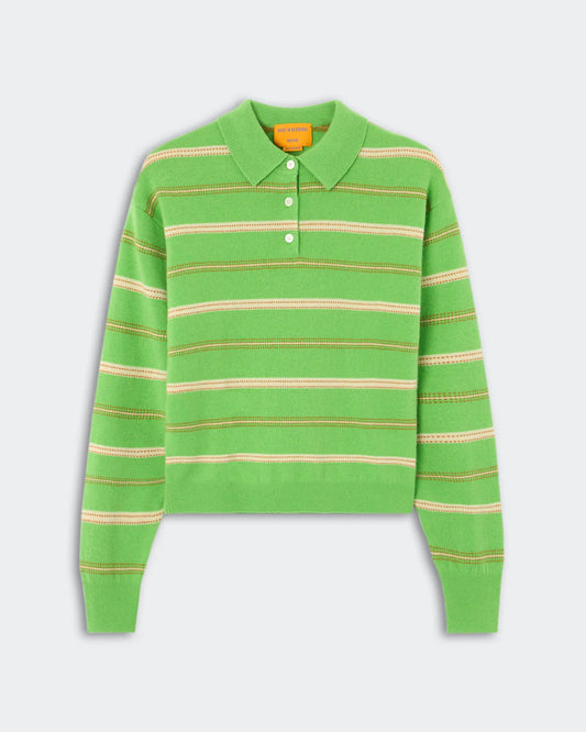 COLLEGIATE STRIPE POLO 031626