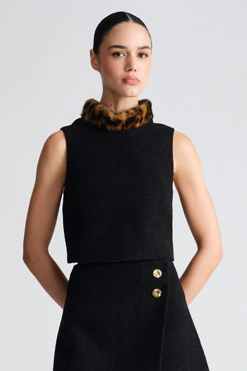 GINA FUR NECK TOP 092826