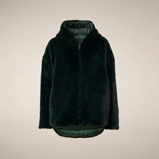 DAVINA HOODED FAUX FUR 092626