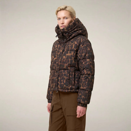 RHIANNON LEOPARD PUFFER 092626