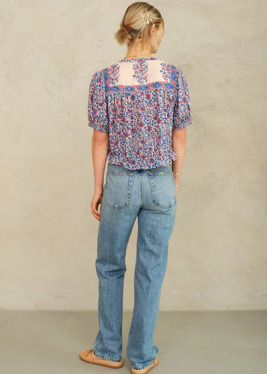 DELLA SHORT SLEEVE TOP 042026