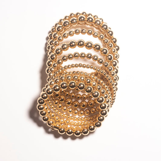 SPHERIC GOLD WRAP BRACELET
